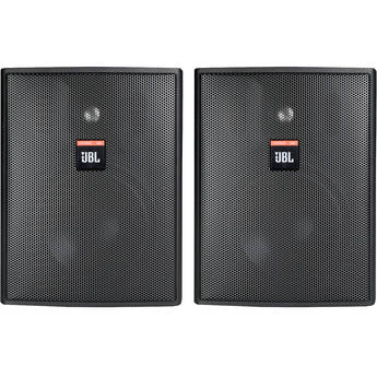 JBL Control 25AV 5.25" 2-Way 200W Shielded Indoor/Outdoor Loudspeaker (Pair, Black)