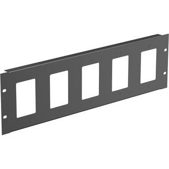 AtlasIED Full-Width Rackmount Plate (Holds 5 Single-Gang Wall Plates)