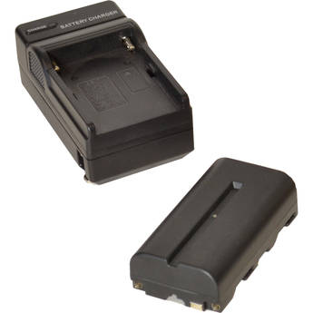 Bescor 2200mAh 7.4V NP-F Battery and Charger Kit