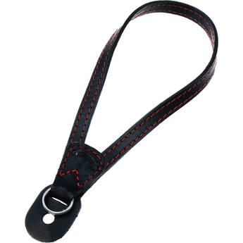 Oberwerth LAHN Casual Camera Hand Strap (Black with Red Stitching)