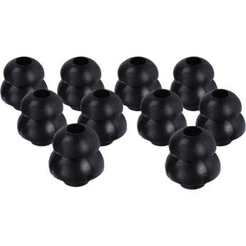 Hear Technologies EarFills Silicone Sleeves for Future Sonics Spectrum Series G10 (Black, Small, 3 Pair)