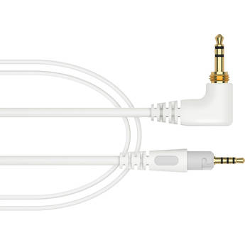 Pioneer DJ HC-CA0702-W Straight Cable for HDJ-S7 Headphones (White, 5.2')