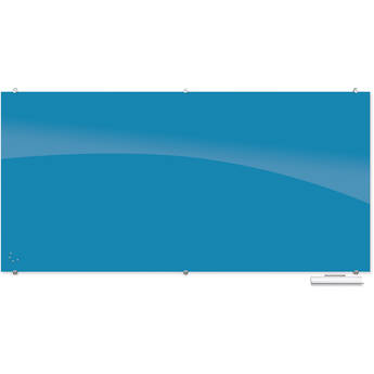 Balt 83846 Visionary Magnetic Glass Dry Erase Whiteboard (Blue)