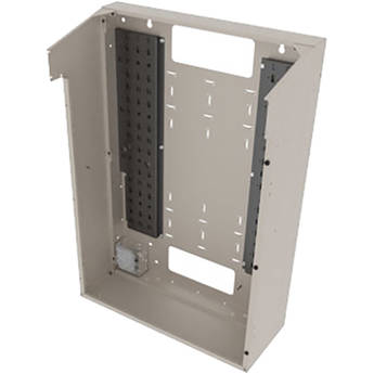 Middle Atlantic VWM Series Split Door Back Pan (42" Height, 16" Depth, Putty Finish)