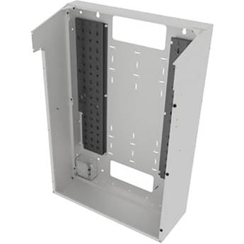 Middle Atlantic VWM Series Split Door Back Pan (42" Height, 16" Depth, White Finish)