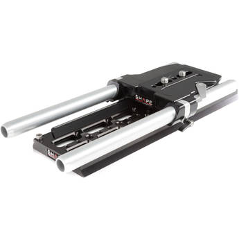 SHAPE ARRI Standard Studio Bridgeplate and 12" Dovetail Plate with 19mm Rods