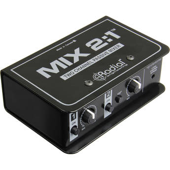 Radial Engineering MIX 2:1 2-Channel Audio Combiner & Mixer