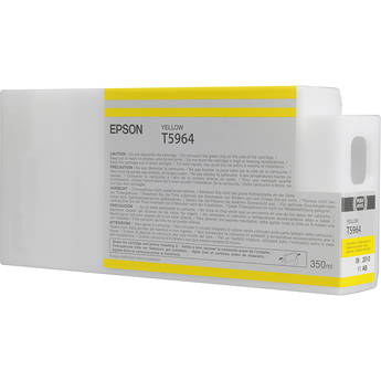 Epson T596400 Yellow UltraChrome HDR Ink Cartridge for Select Stylus Pro Printers (350 mL)