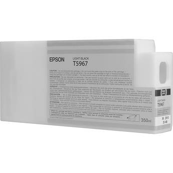 Epson T596700 Light Black UltraChrome HDR Ink Cartridge for Select Stylus Pro Printers (350 mL)