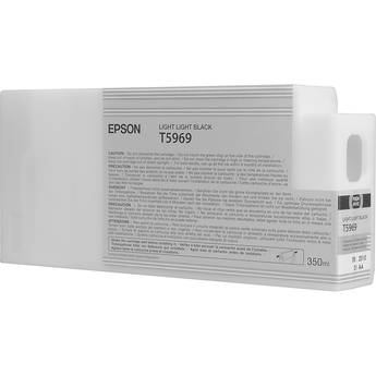 Epson T596900 Light Light Black UltraChrome HDR Ink Cartridge for Select Stylus Pro Printers (350 mL)