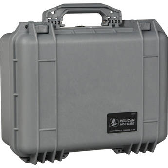 Pelican 1450NF Case without Foam (Silver)