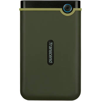 Transcend 1TB StoreJet 25M3 USB 3.2 Gen 1 Portable Hard Drive (Military Green)