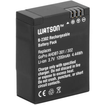 Watson Lithium-Ion Battery Pack for HERO3 & HERO3+ (3.7V, 1200mAh)