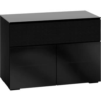 Salamander Designs Chameleon Collection Oslo 329 A/V Cabinet (Black Glass)