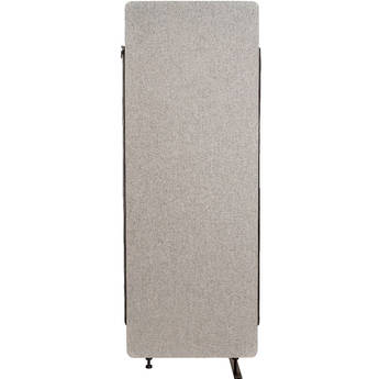 Luxor Reclaim Acoustic Room Divider Expansion Panel (Misty Gray)