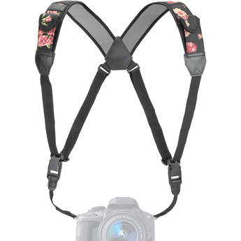 USA GEAR TrueSHOT Camera Chest Harness Strap (Floral)