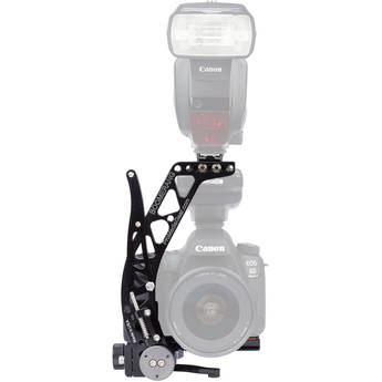 ProMediaGear BBX2 Boomerang Flash Bracket with Universal QR Plate (Black, Right-Handed)