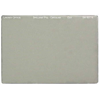 Lindsey Optics 4 x 5.65" Brilliant-Pol Circular Polarizer with Anti-Reflection Coating