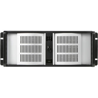 iStarUSA D Storm Series 4 RU Compact Stylish Rackmountable Chassis (Silver Bezel)