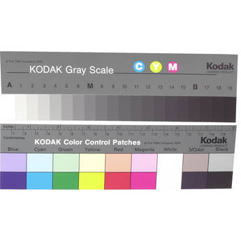 Kodak Color Separation Guide and Gray Scale (Q-13, 8" Long)