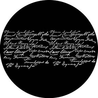 Rosco Independence 2 B/W Breakup Glass Gobo (Custom Size)