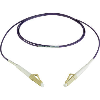 Camplex OM4 Premium Bend-Tolerant Multimode Simplex LC to LC Fiber Patch Cable (32.8', Purple)