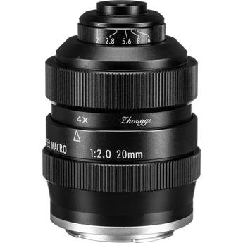 Mitakon Zhongyi 20mm f/2 4.5x Super Macro Lens for Sony E