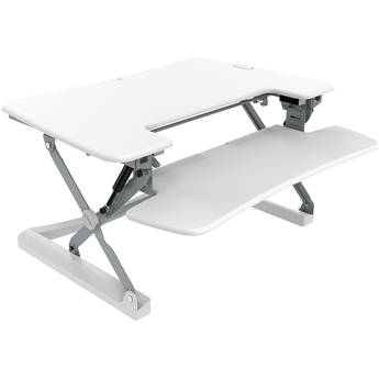 Loctek LXR36 36" Two-Tier Sit-Stand Riser (White)