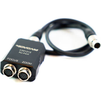 Angenieux C201212 20-Pin to Dual 12-Pin Hirose Cable for Fujinon ENG Handle