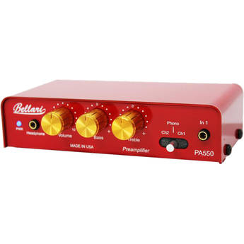 Bellari PA550 Preamplifier with RIAA Phono Preamp & Headphone Amp