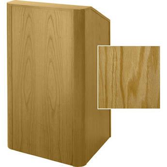 Sound-Craft Systems Floor Lectern Rounded Corners (Natural Oak)