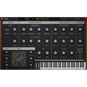 tracktion Retromod Fat - Contemporary Moog Synthesizer Emulation (Software, Download)