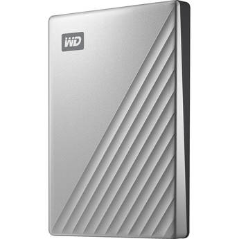WD 2TB My Passport Ultra USB 3.0 Type-C External Hard Drive (Silver)