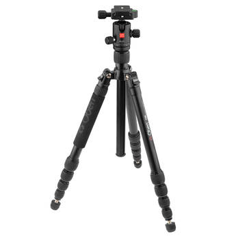 Oben AT-3565 Aluminum Travel Tripod and BZ-217T Triple-Action Ball Head