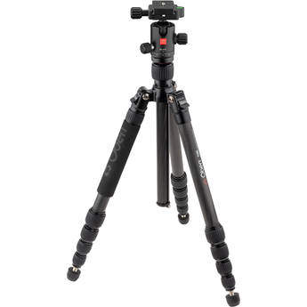 Oben CT-3565 Carbon Fiber Travel Tripod and BZ-217T Triple-Action Ball Head