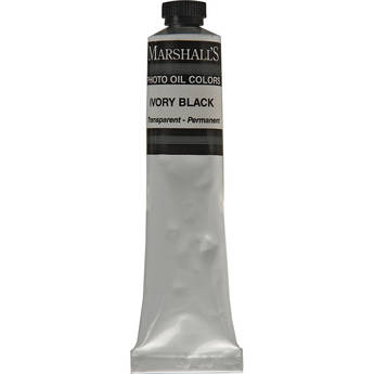 Marshall Retouching Oil Color Paint: Ivory Black - 3/4x4" Tube