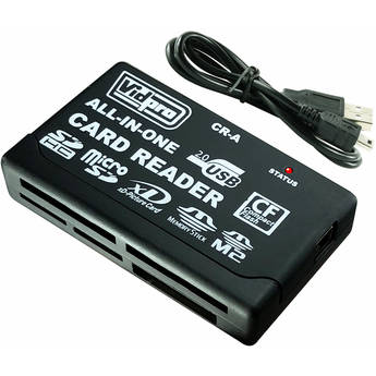 Vidpro 6-Slot All-In-One USB 2.0 Card Reader