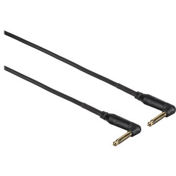 Mogami Gold Instrument Right-Angle 1/4" TS Pedal Cable (10")
