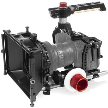 SHAPE Cage Kit with Matte Box, Follow Focus & 10" 15mm Rods for BMPCC 6K & 4K