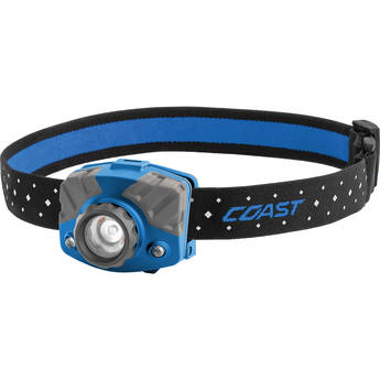 COAST FL75R Dual-Color Pure Beam Focusing Rechargeable LED Headlamp (Blue/Gray)