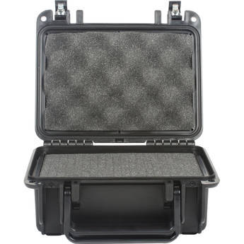 Seahorse SE120 Protective Hard Case with Interior Foam & Metal Keyed Locks (Black)