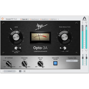 Apogee Electronics Opto-3A FX Rack Vintage Compressor Plug-In (Download)