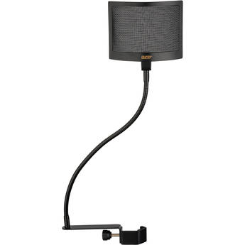 Auray PFMU-12 Universal Wire Mesh Pop Filter with 12" Gooseneck (Matte Black)