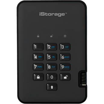 Istorage 4TB diskAshur2 USB 3.1 Encrypted Portable SSD (Phantom Black)