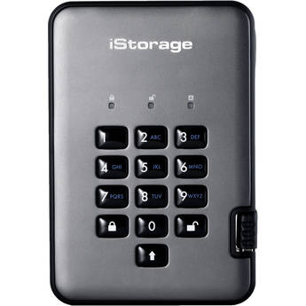 Istorage 1TB diskAshur PRO2 USB 3.1 Encrypted Portable HDD