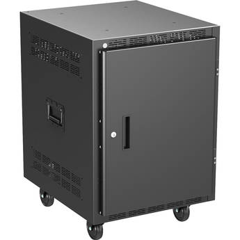 AtlasIED 25" Deep Mobile Equipment Rack (14 RU)
