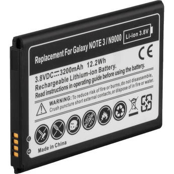 Vello LW-500BT Rechargeable Li-Ion Battery for Extendá Plus (3.8V, 3200mAh, 12.2Wh)