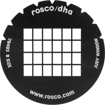Rosco Standard Steel Gobo #78493B Judy Window (B = Size 86mm)