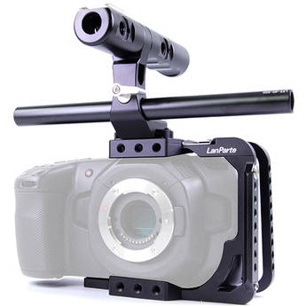 LanParte Formfitting Half Cage for Blackmagic Design Pocket Cinema Camera 4K