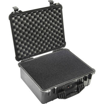 Pelican 1550 Protector Case with Pick and Pluck Foam Insert (Black)